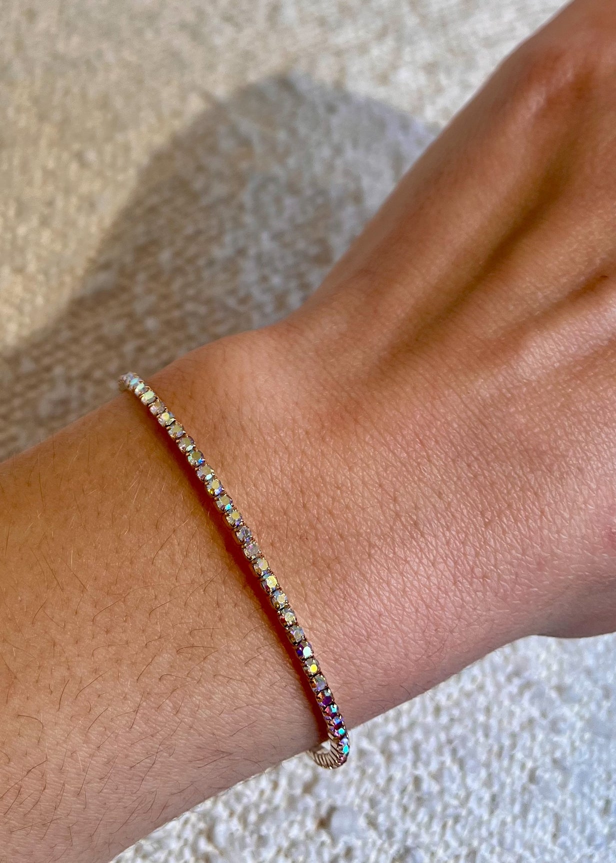 Bracelet élastique CRISTAL AB