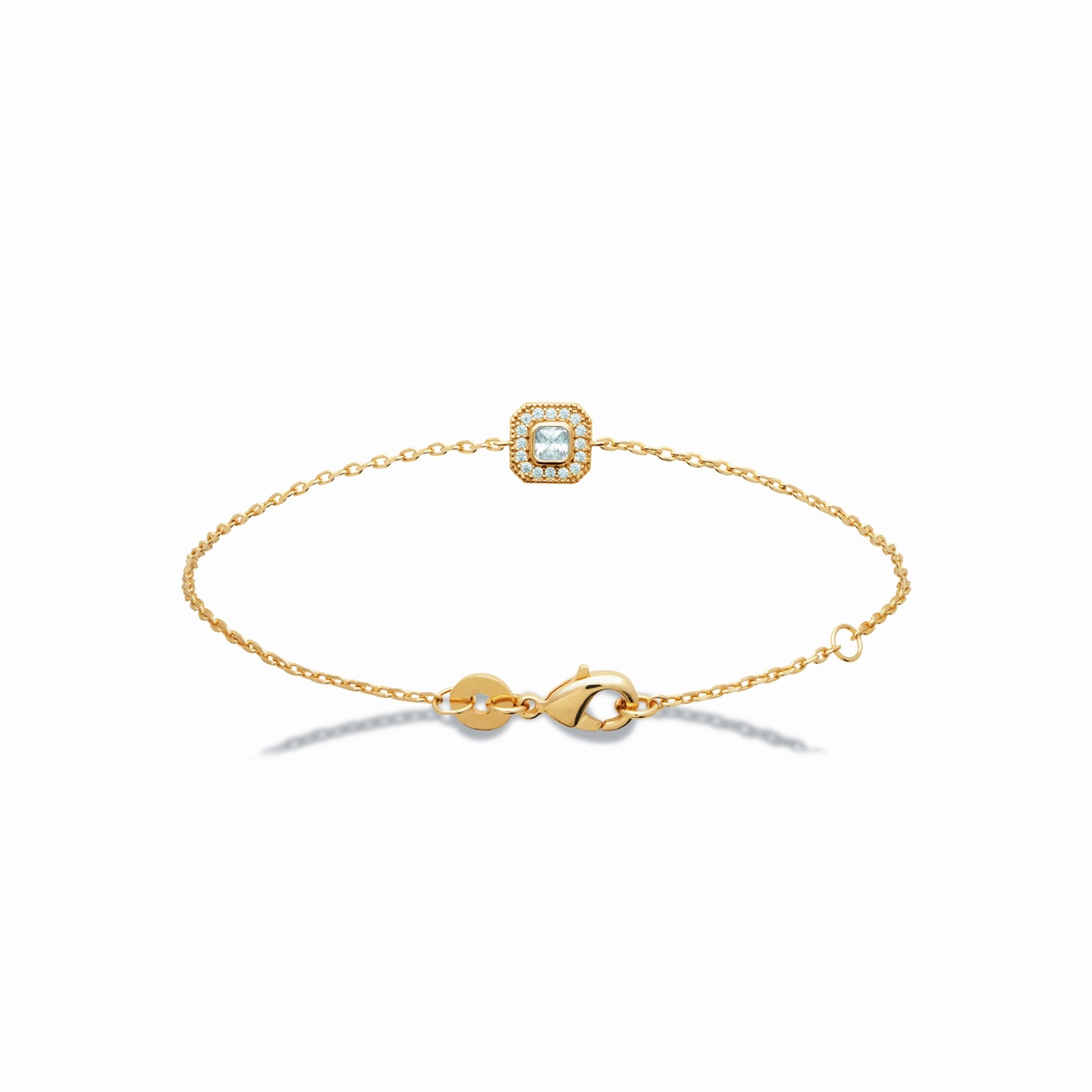 Bracelet fin en plaqué or 