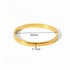 Bracelet jonc doré - acier inoxydable 