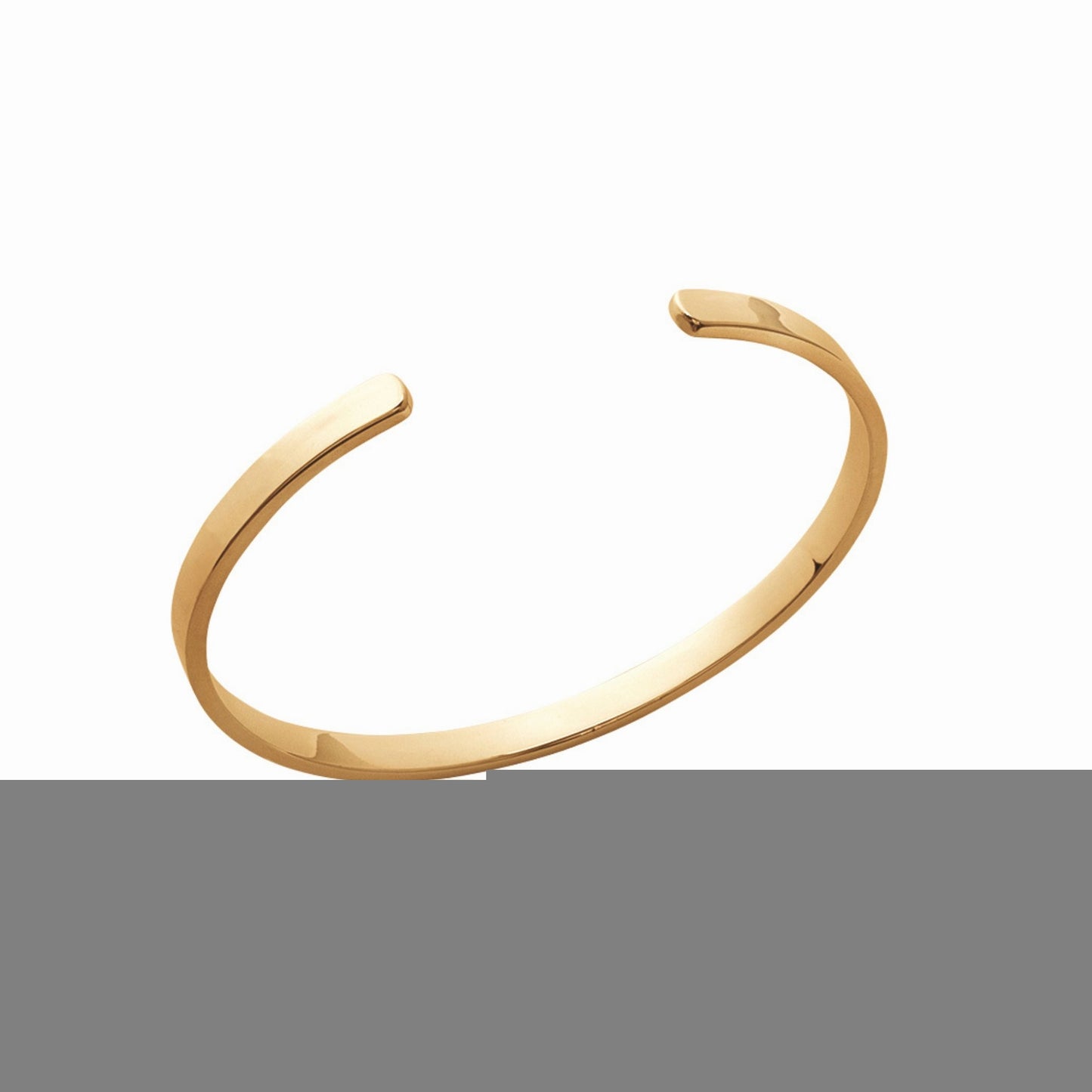 Bracelet jonc plaqué or 