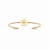 Bracelet jonc plaqué or - soleil éclatant 