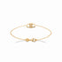 Bracelet maillon plaqué or 