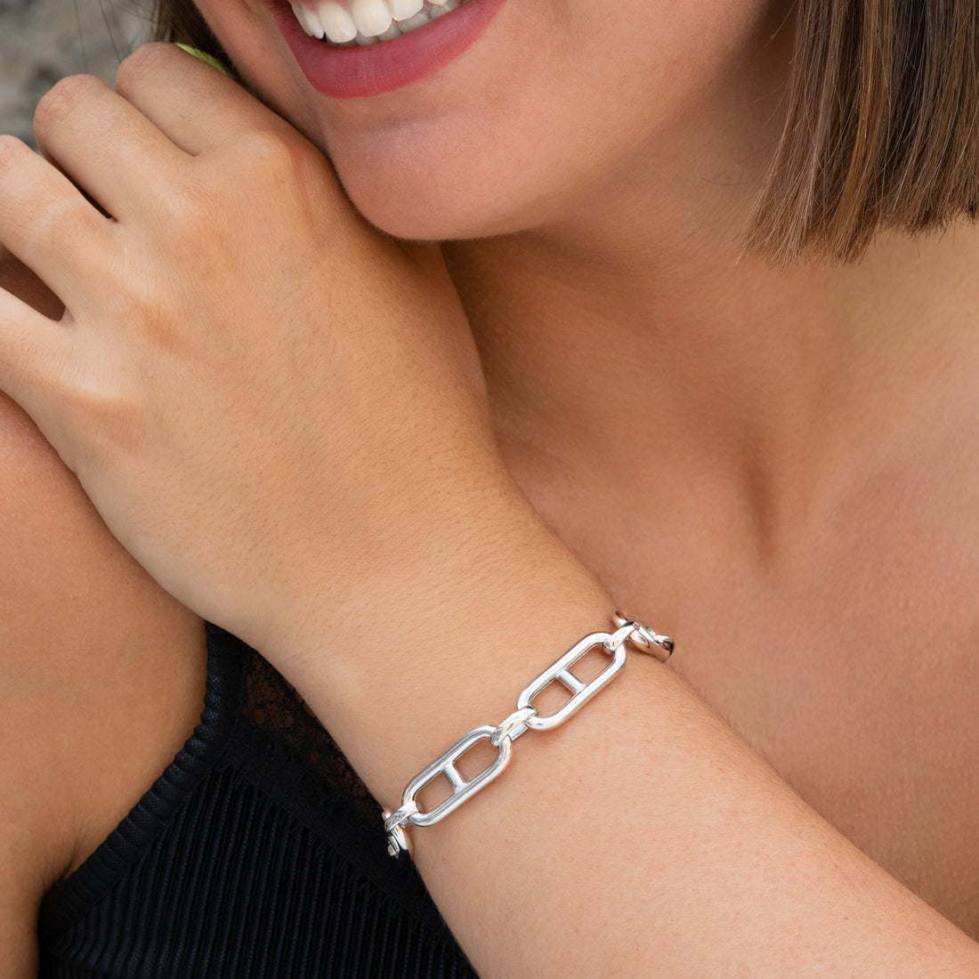 Bracelet maillons argent 925 