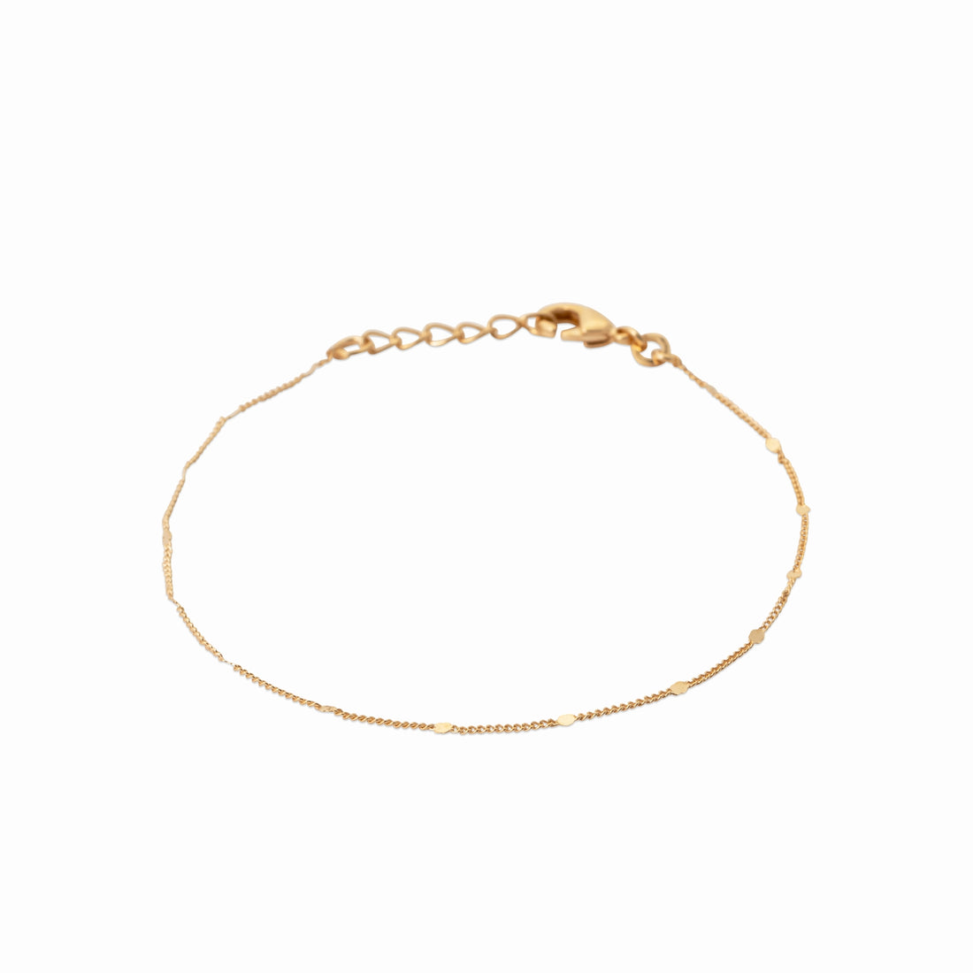Bracelet minimaliste plaqué or 