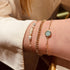 Bracelet pampilles plaqué or - esprit bohème 