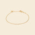 Bracelet perlé plaqué or 