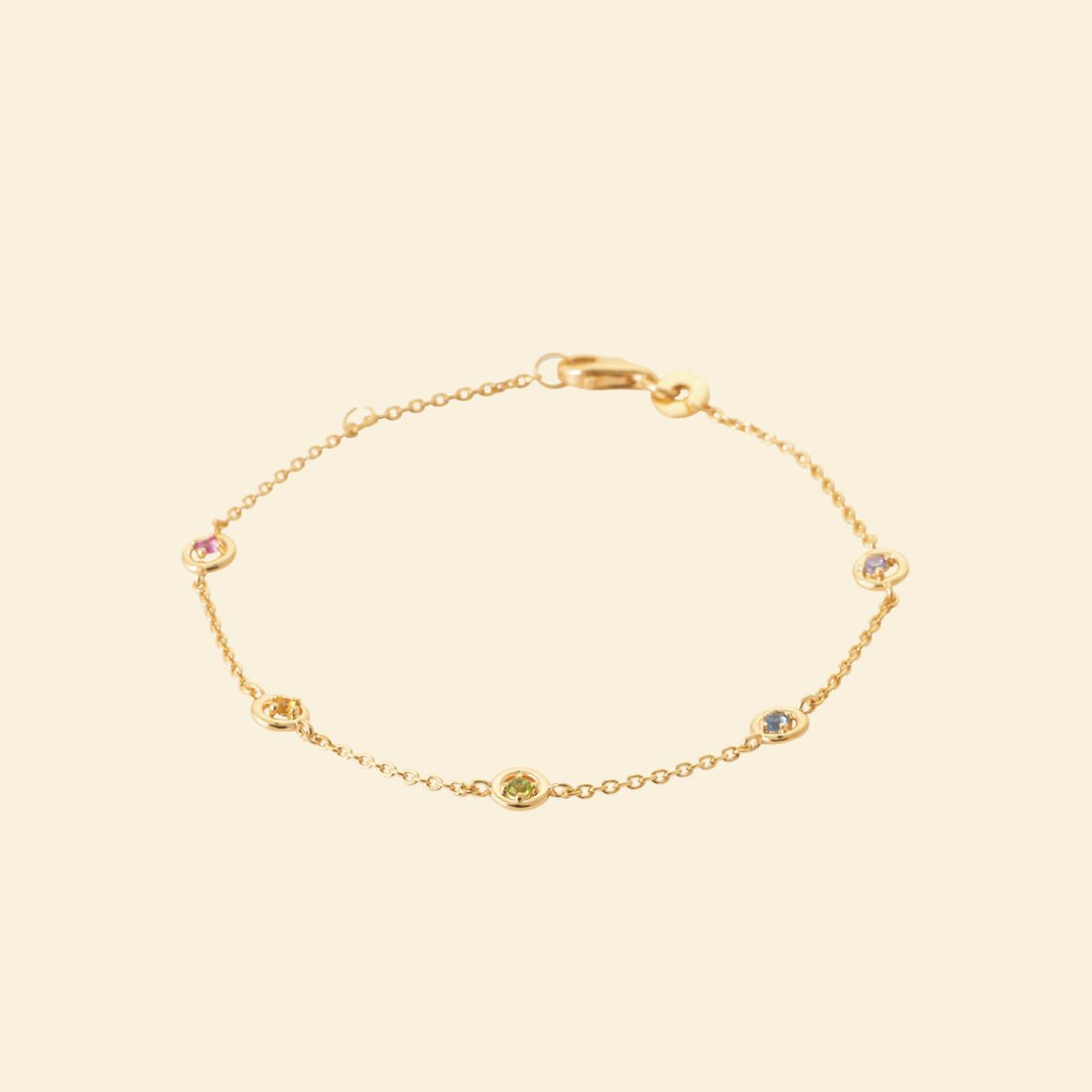 Bracelet plaque or 