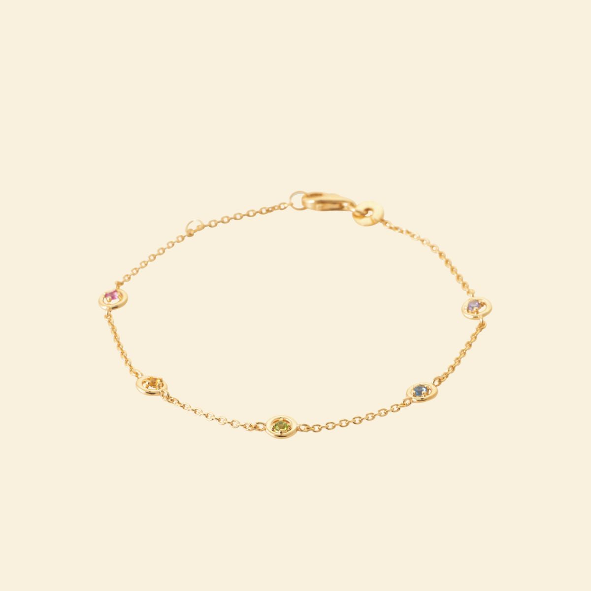 Bracelet plaque or 