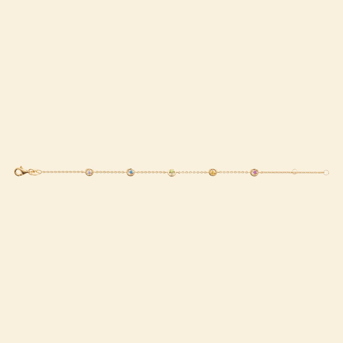Bracelet plaque or 