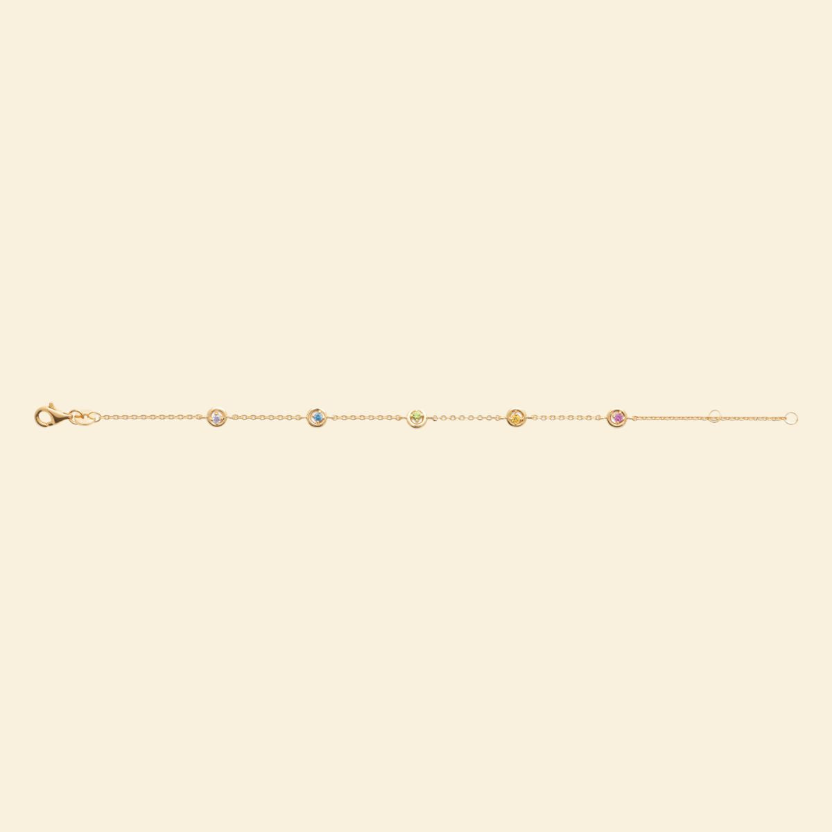 Bracelet plaque or 