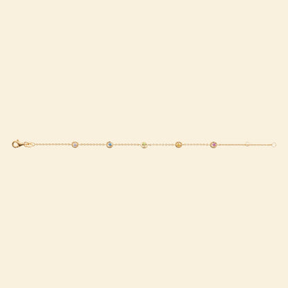Bracelet plaque or 