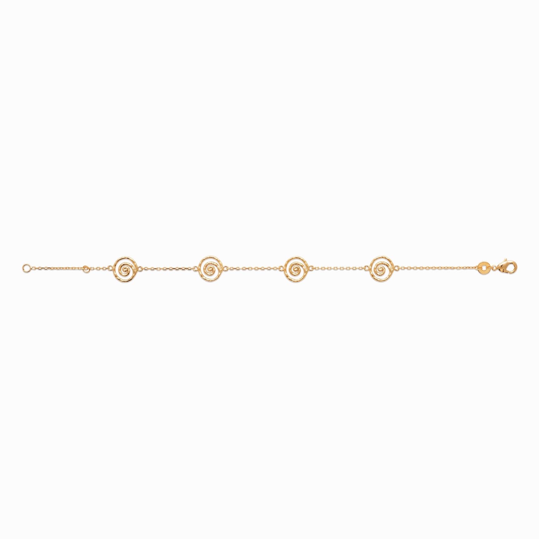 Bracelet plaque or 