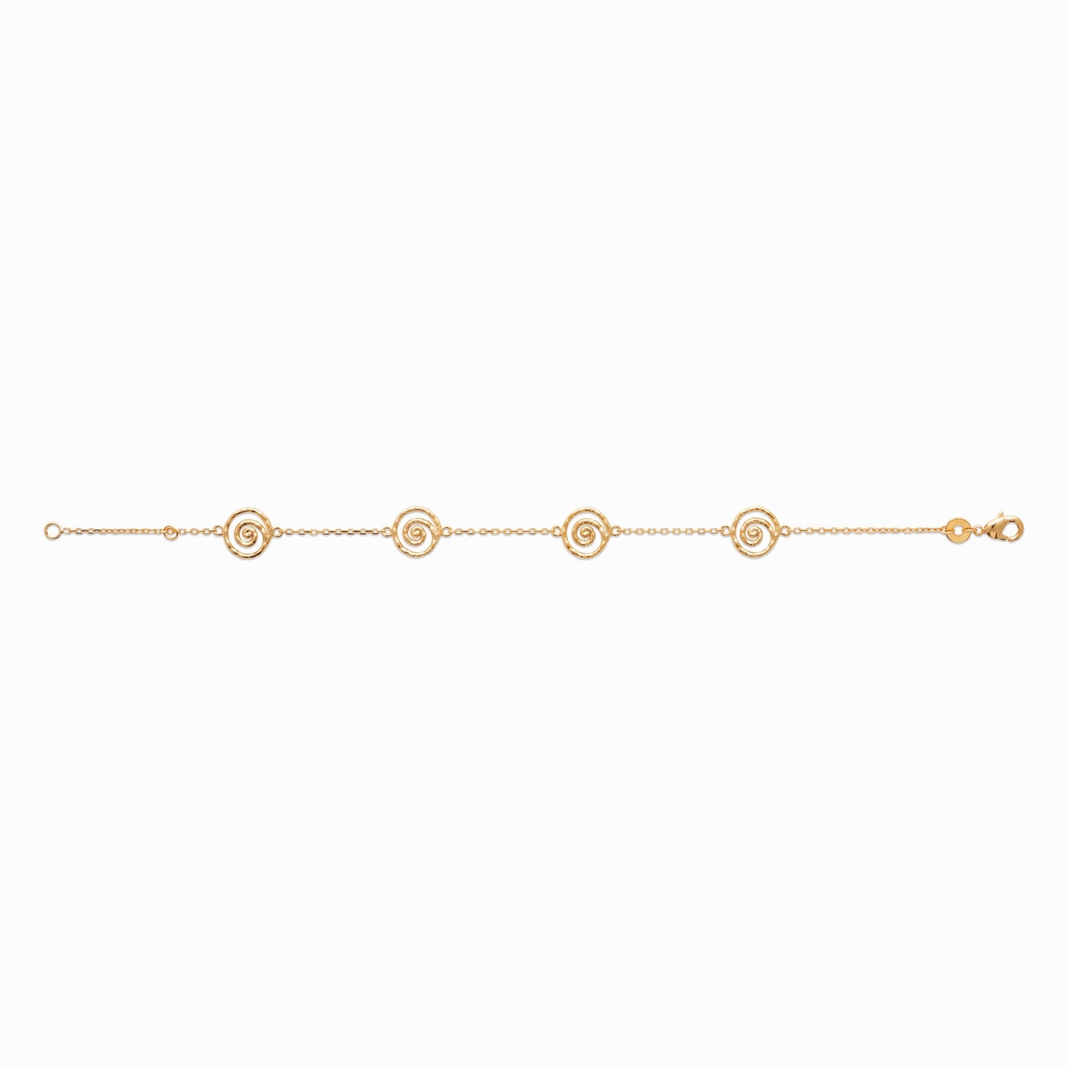 Bracelet plaque or 