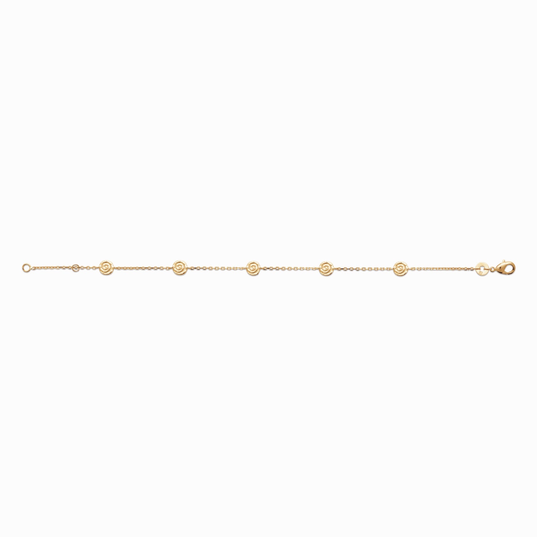 Bracelet plaque or 