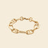 Bracelet plaqué or 20 cm - chaine marine 