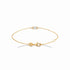 Bracelet plaqué or & brillants 