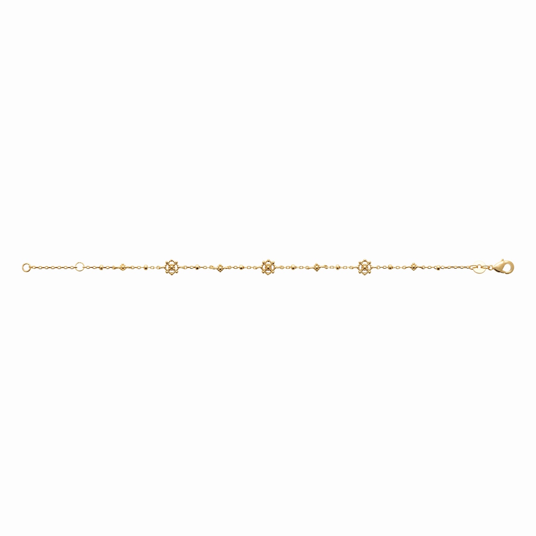 Bracelet plaque or medailles 