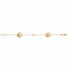Bracelet plaqué or & nacre naturelle 
