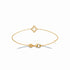 Bracelet plaqué or - trèfle ajouré 
