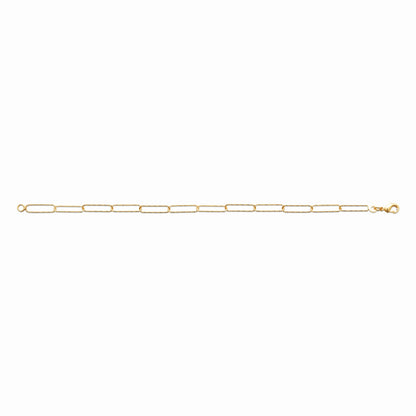 Bracelet trombone plaqué or 