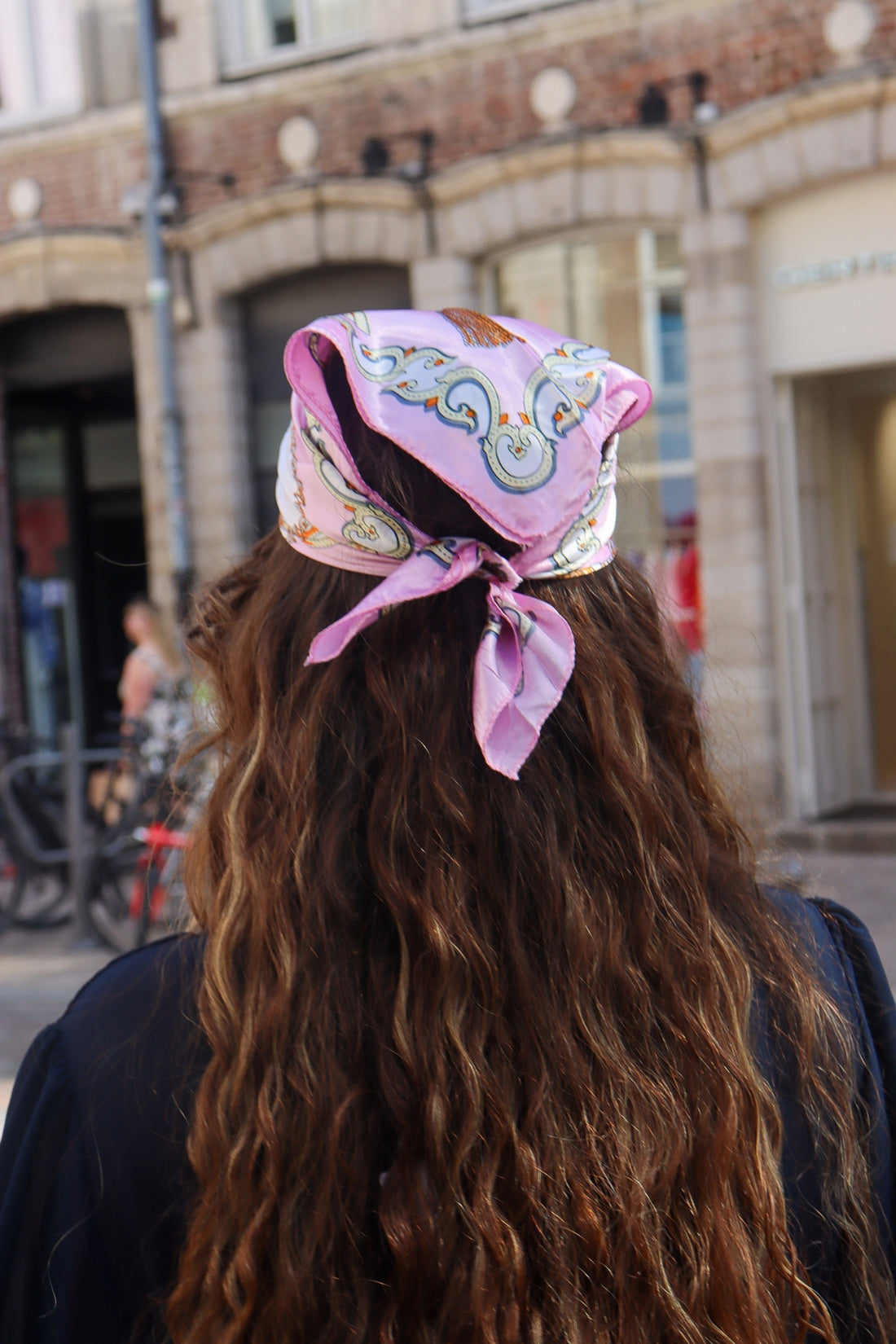 Carre 50 x50 cm ROSE/ECRU