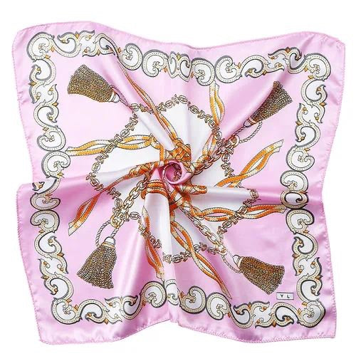 Carre 50 x50 cm ROSE/ECRU