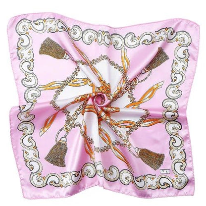 Carre 50 x50 cm ROSE/ECRU