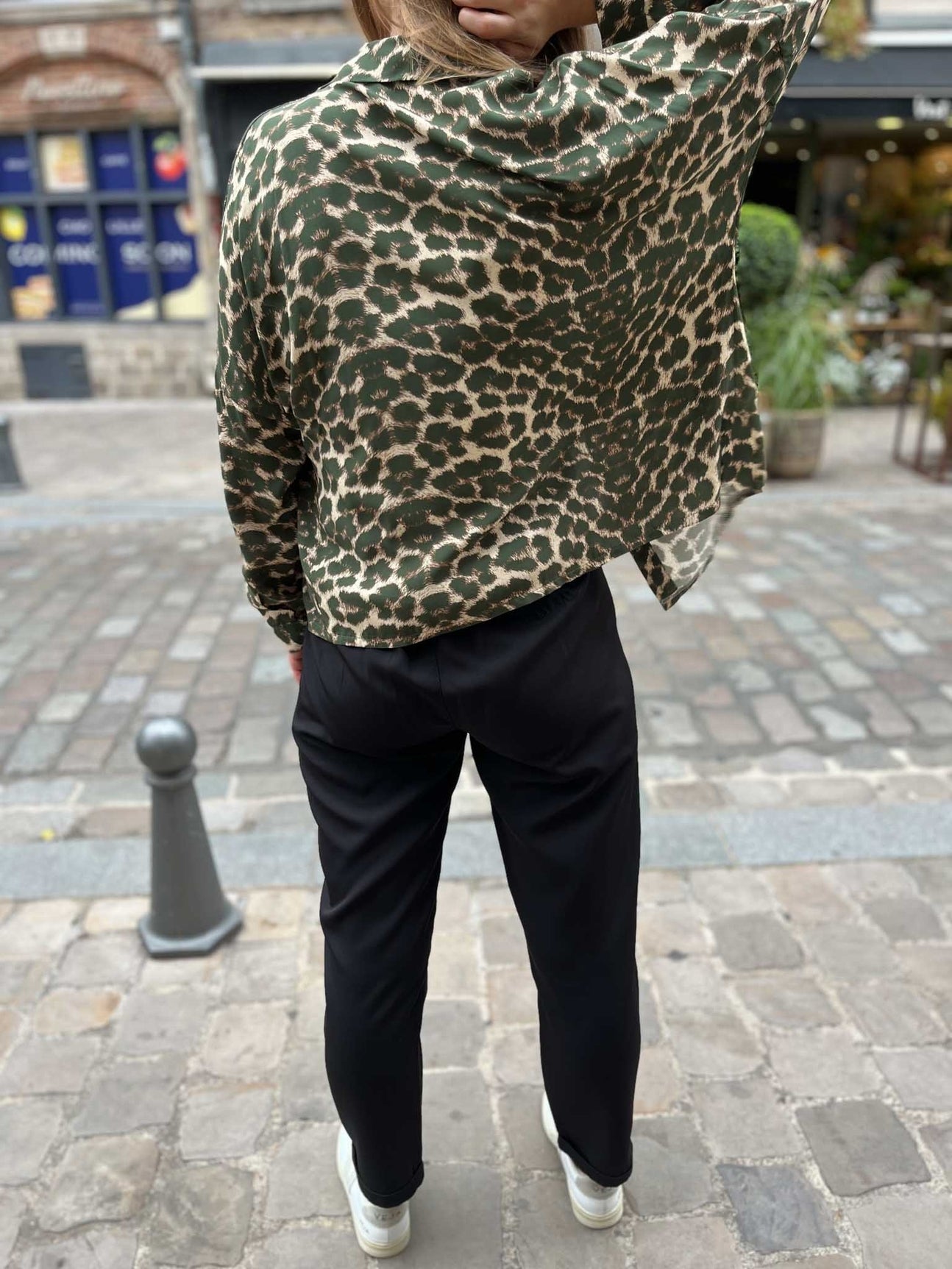 Chemise gabrielle LEOPARD KAKI