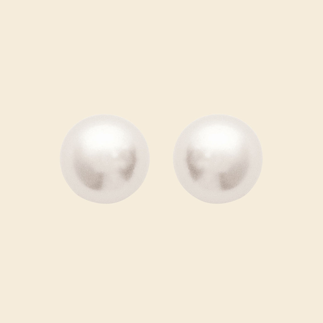 Clous perle fine plaqué or - 4 mm 