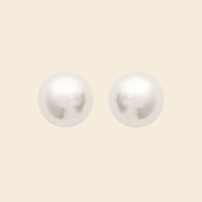 Clous perle fine plaqué or - 4 mm 