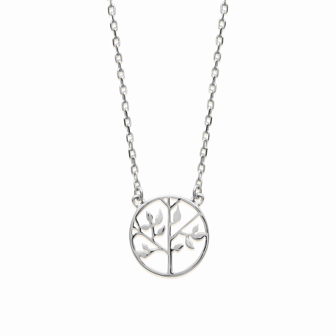 Collier arbre de vie - argent rhodié 