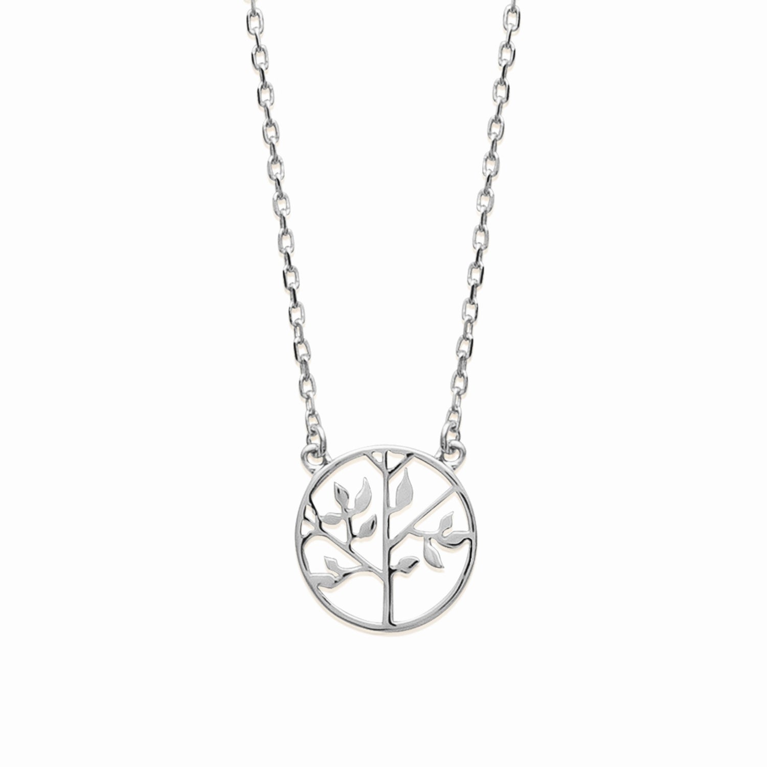 Collier arbre de vie - argent rhodié 