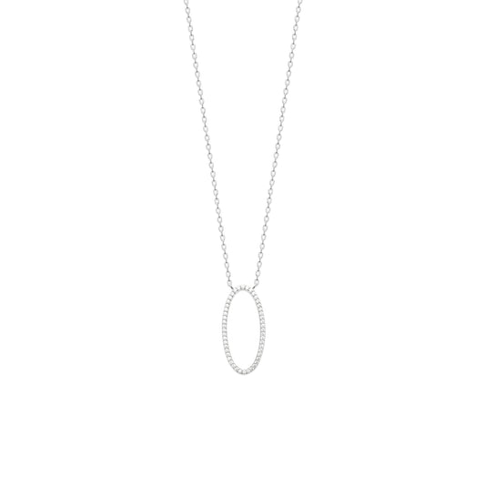 Collier argent 925 Et zirconium 