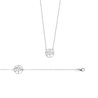 Collier argent rhodie 