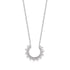 Collier argent rhodié 45cm 