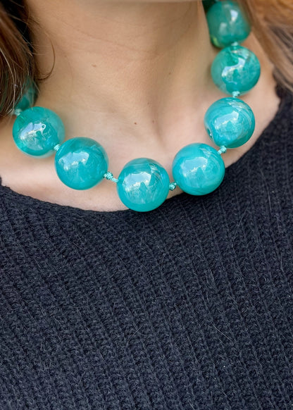 Collier bubble TURQUOISE