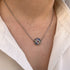 Collier canaille acier argenté 44 cm MULTI