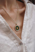 Collier claudia pm doré - émaillé à chaud KAKI