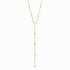 Collier cravate plaqué or & brillants 