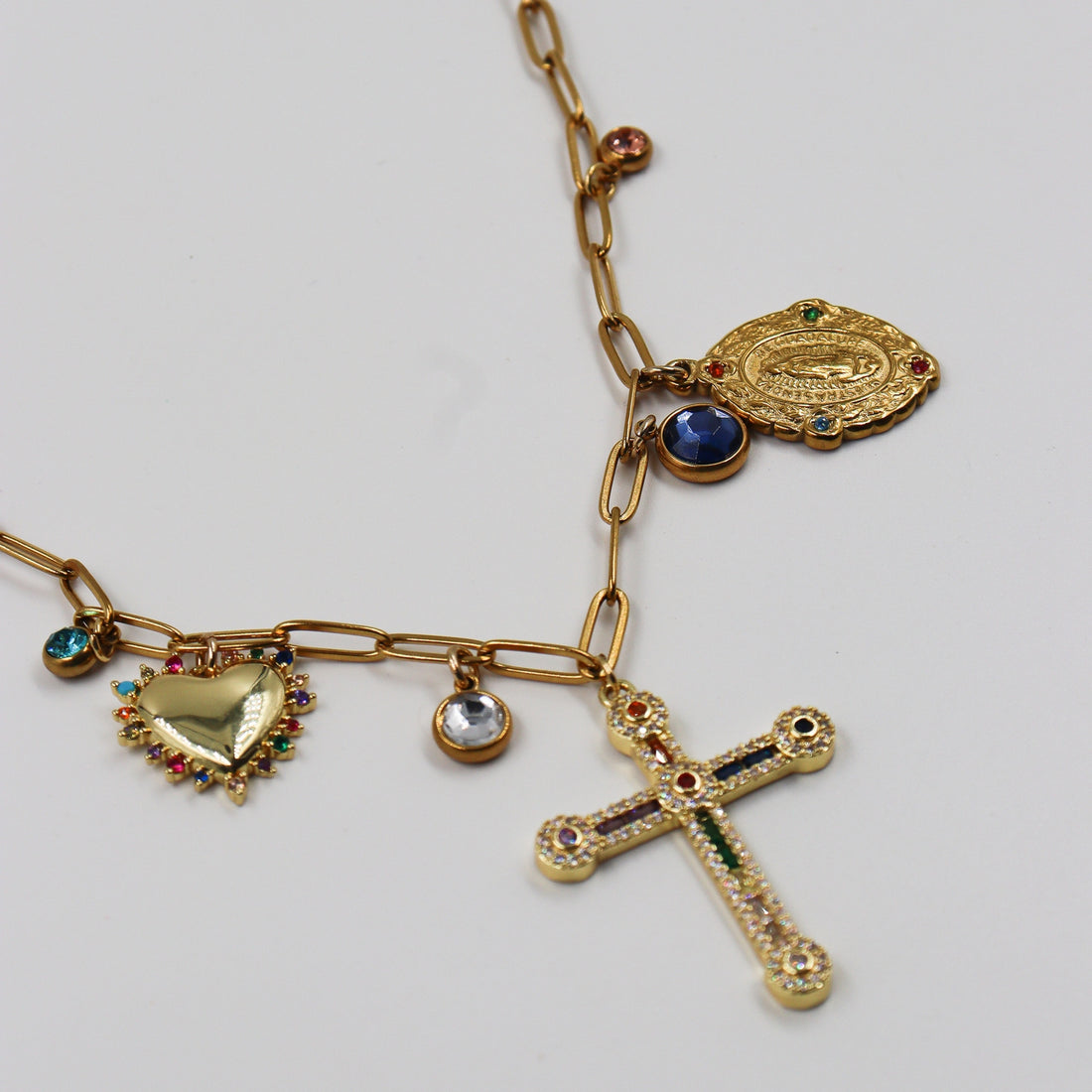 Collier doré à médailles Pietra 