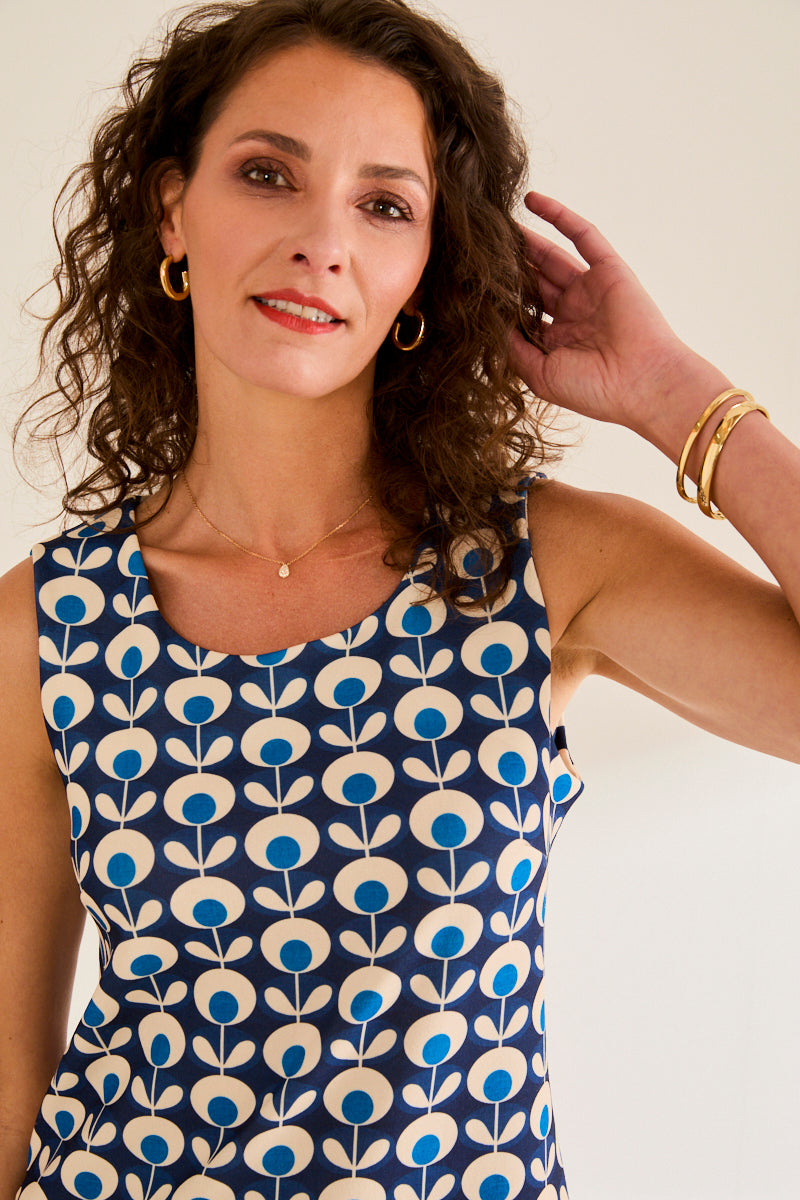Collier goutte pavée plaqué or - brillants 