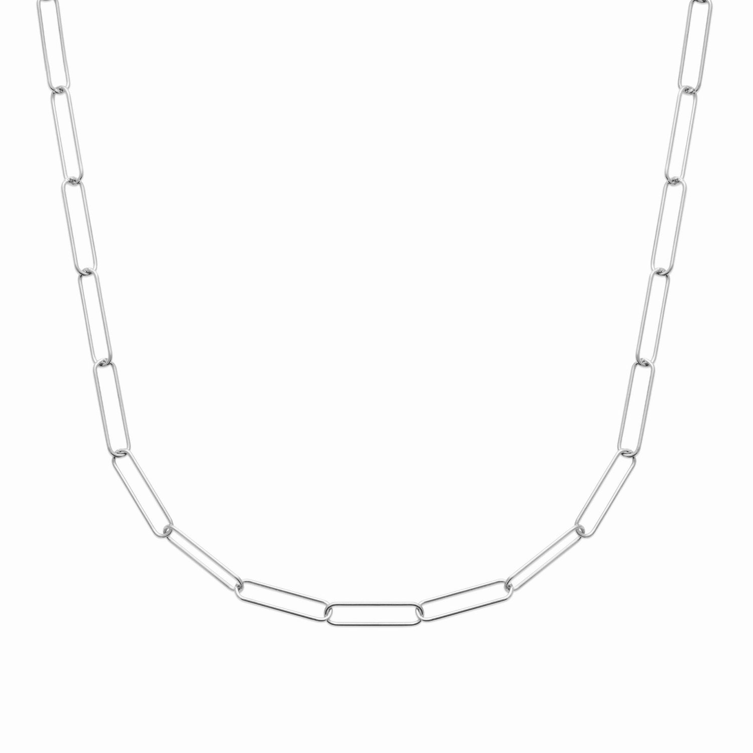 Collier maillons en argent 