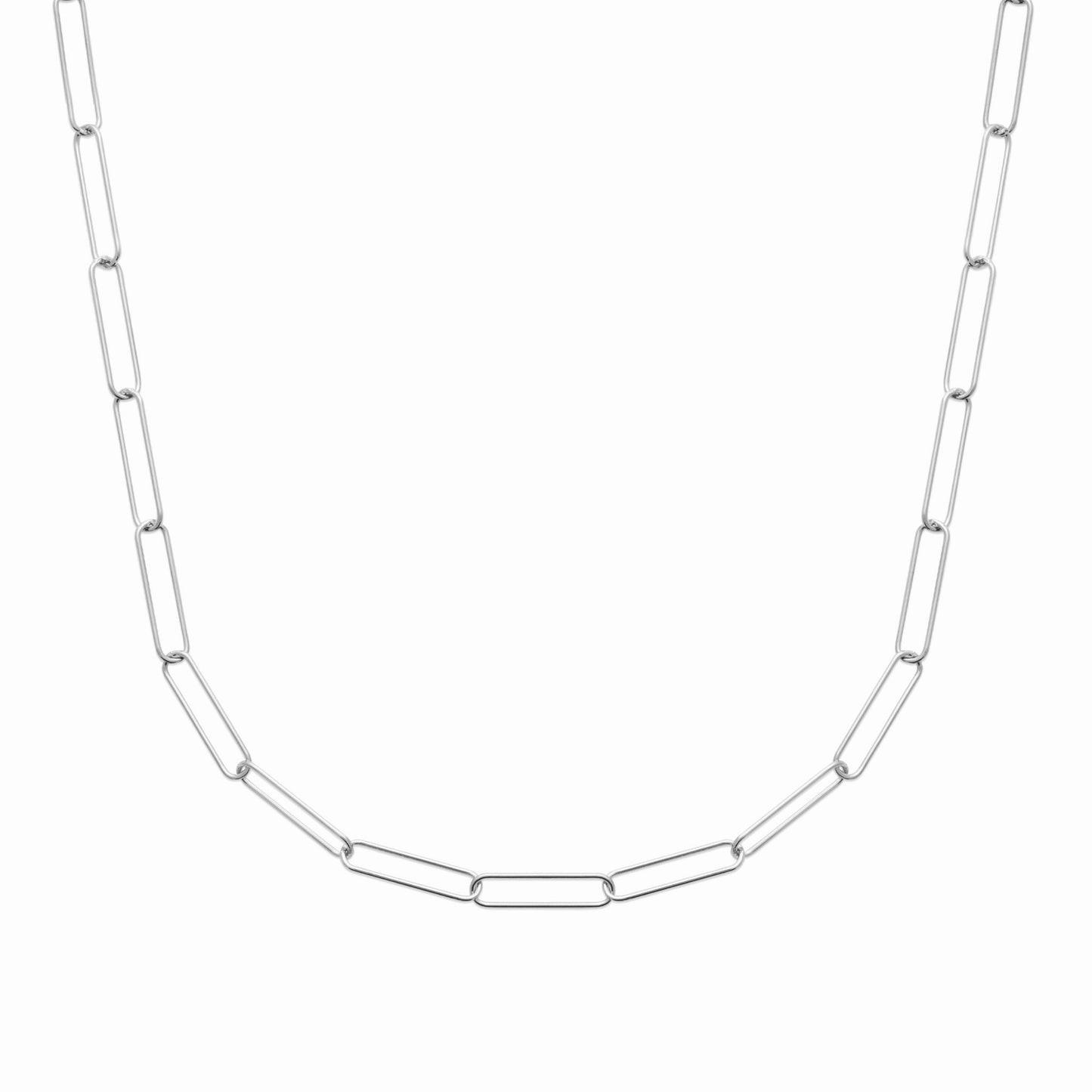 Collier maillons en argent 