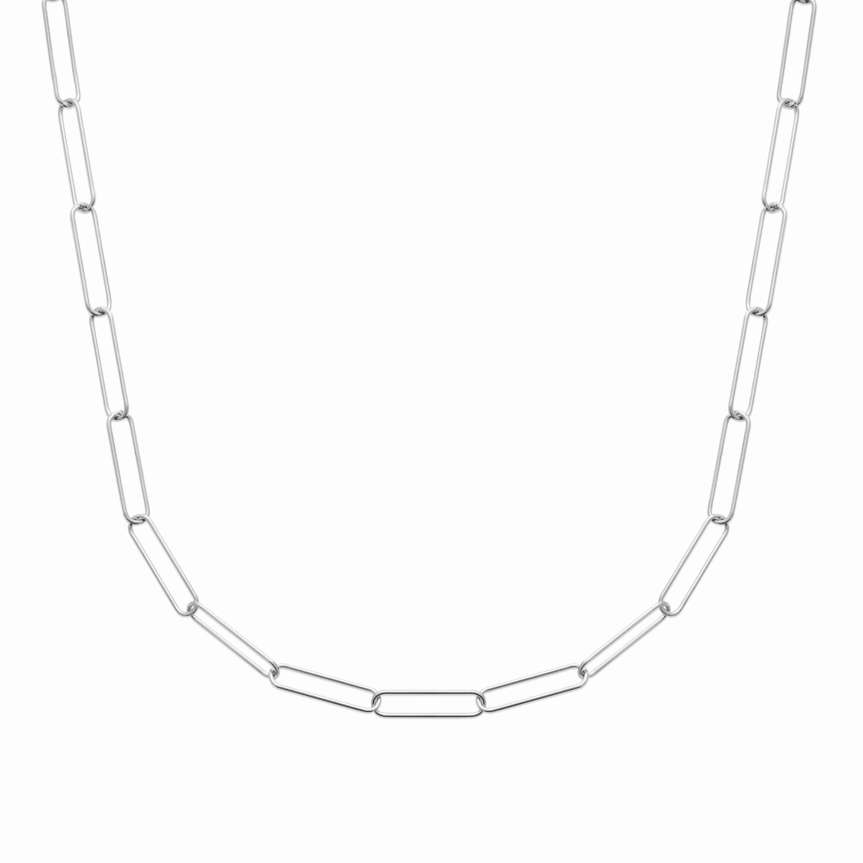Collier maillons en argent 