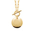 Collier médaillon plaqué or 