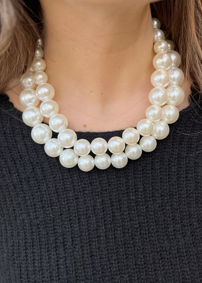 Collier noémie double tours PERLE