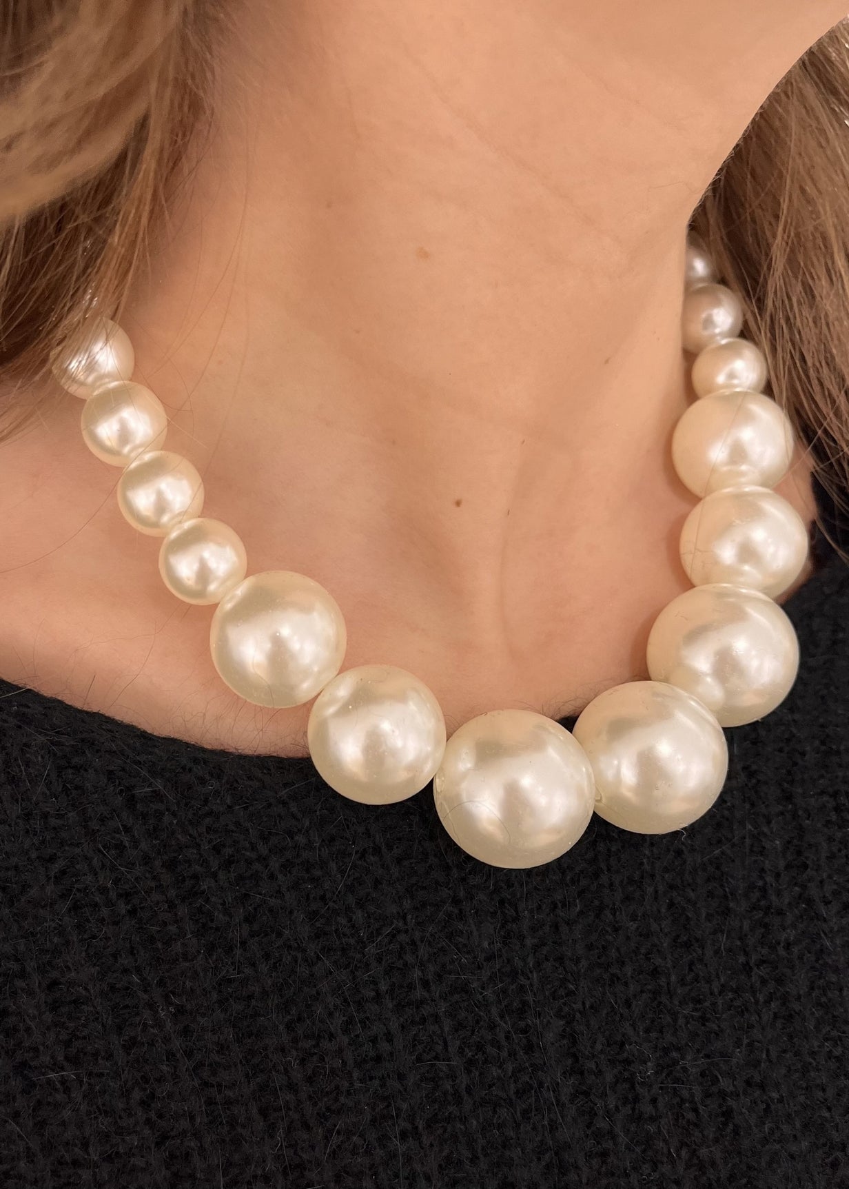 Collier noémie perles cascade PERLE