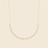 Collier pampilles plaqué or 42 cm 