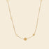 Collier pastilles plaqué or 
