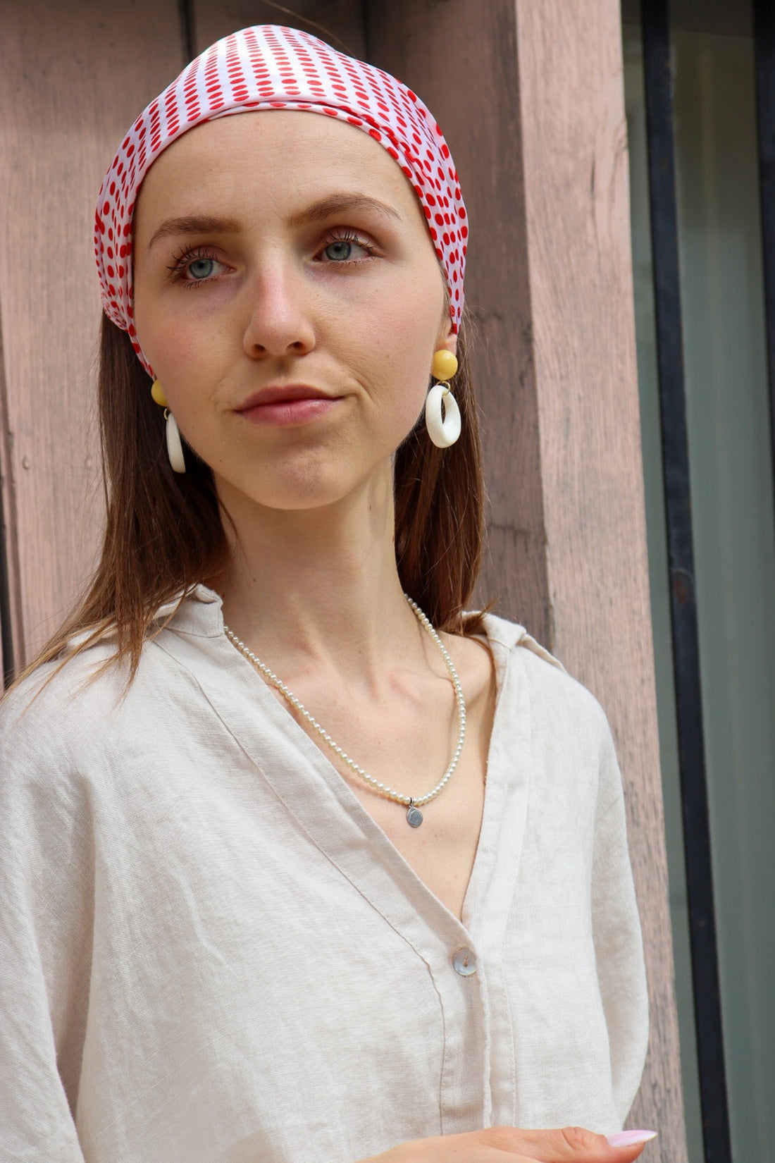 Collier perles nacrées Corinne SWARO IVOIRE